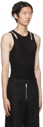 Dion Lee Black Cutout Tank Top