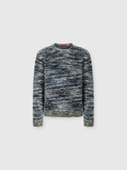 Missoni - Wool and viscose pullover with 3D texture, Men, Multicoloured