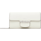 Jimmy Choo Off-White Bing Wallet Chain Bag