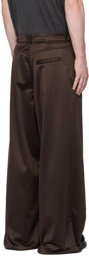 Martine Rose Brown Oversized Track Pants