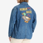 Human Made Men's Denim Future Coverall Jacket in Indigo