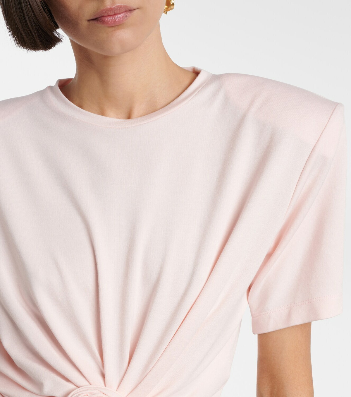 Magda Butrym Knotted jersey T-shirt