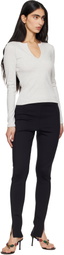 FLORE FLORE Gray Iman Longsleeve T-shirt