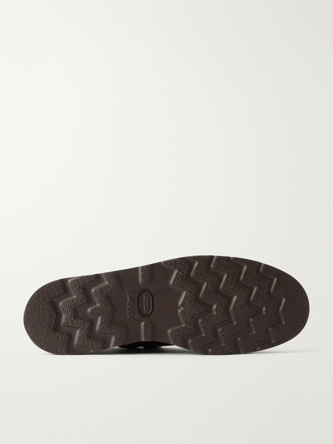 Yuketen - Waxed Suede Derby Shoes - Brown