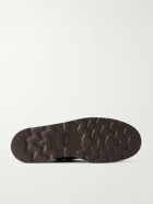 Yuketen - Waxed Suede Derby Shoes - Brown