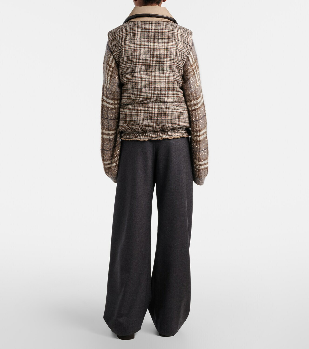 Brunello Cucinelli Virgin wool wide-leg pants