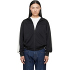 MM6 Maison Margiela Black Striped Sleeves Track Jacket