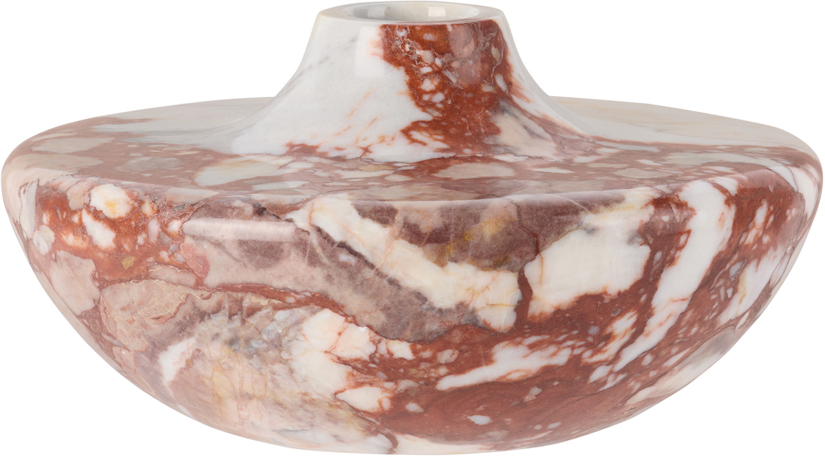 Soho Home Off-White & Red Alma Vase