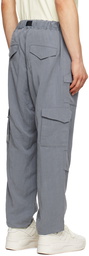 Y-3 Gray Wide-Leg Cargo Pants