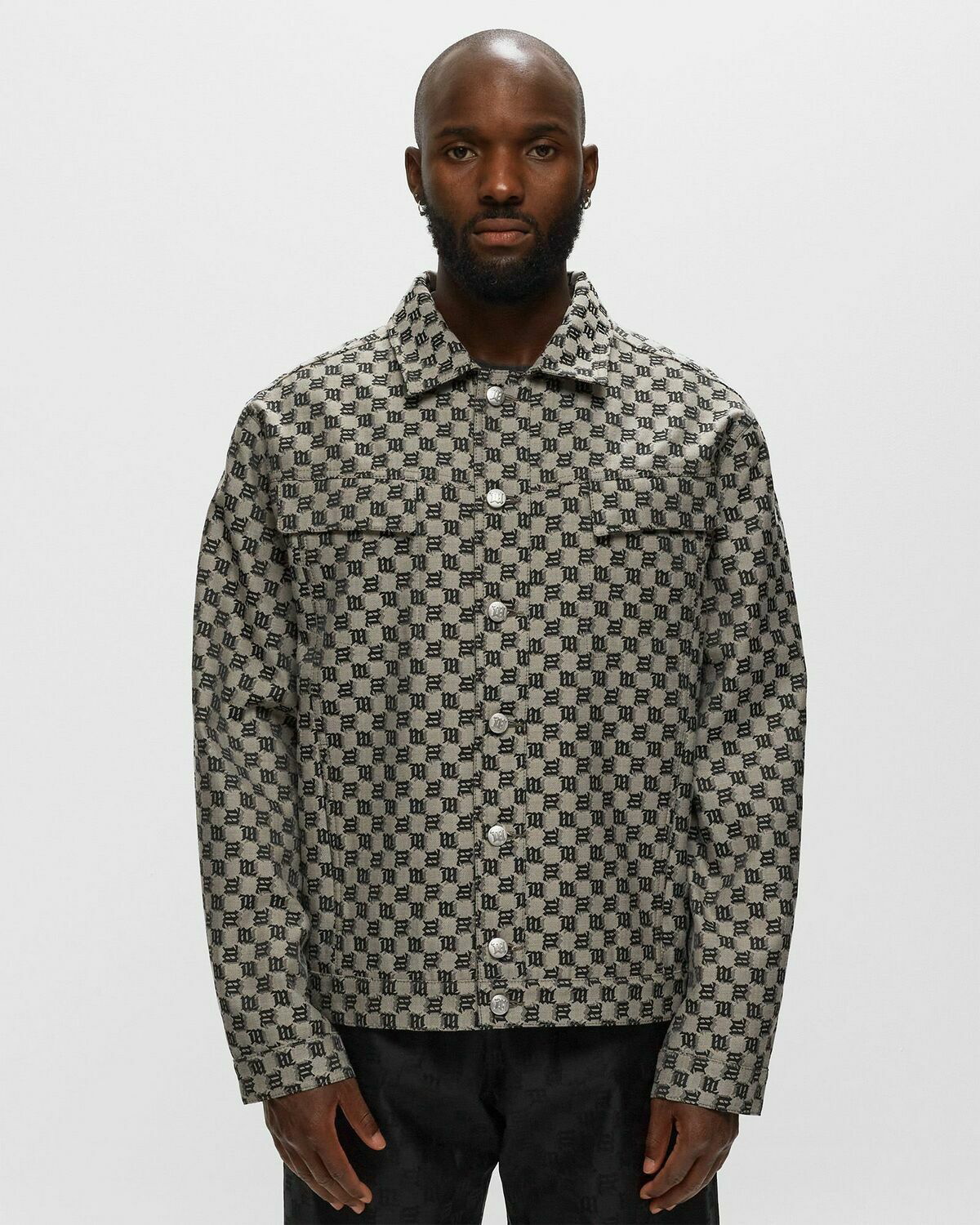 Herno Monogram Jacquard Shirt Jacket