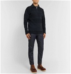 S.N.S. Herning - Virgin Wool Half-Zip Sweater - Blue