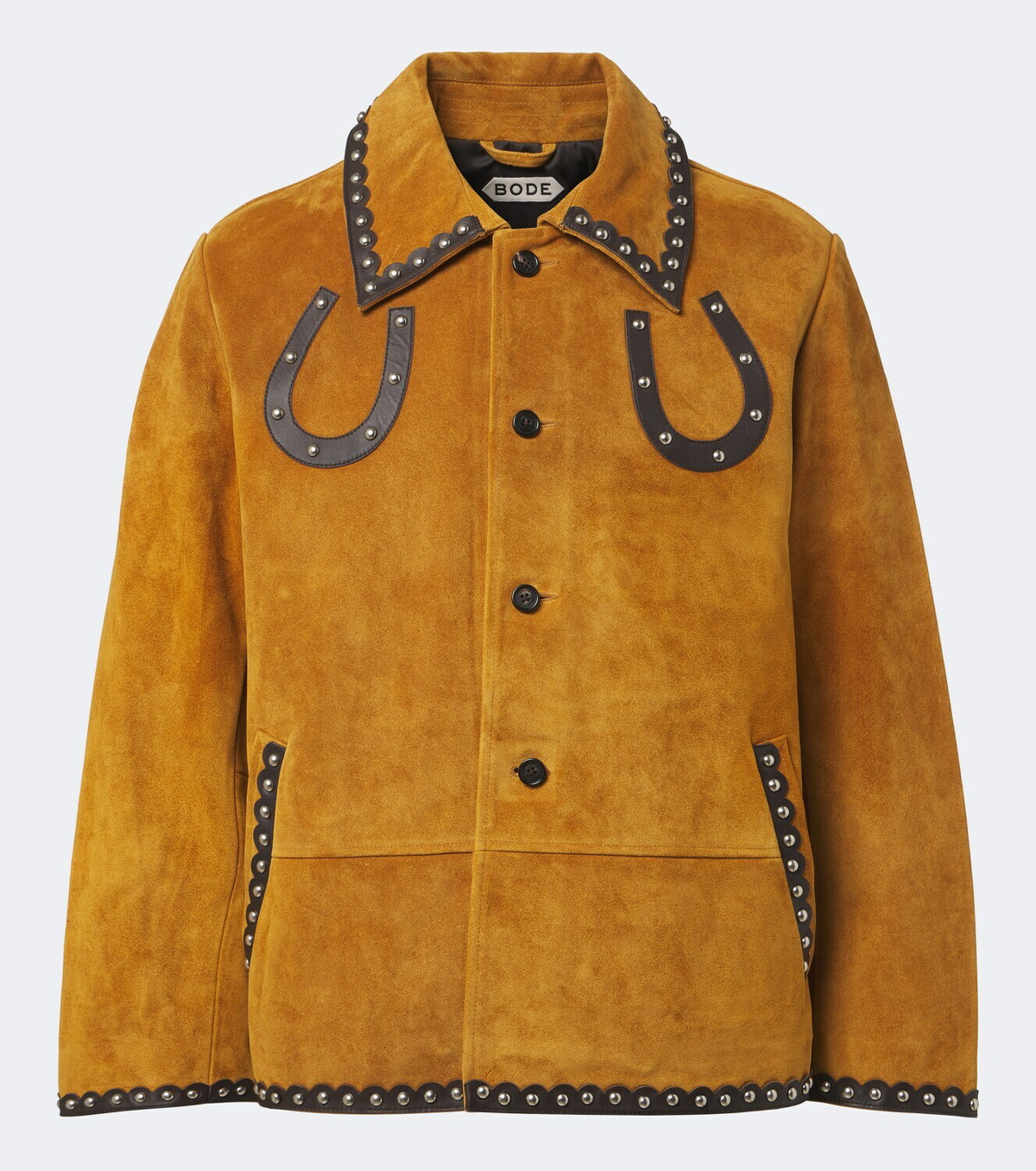Bode Carson studded suede jacket