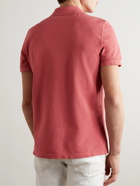 TOM FORD - Garment-Dyed Cotton-Piqué Polo Shirt - Pink
