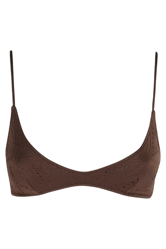 Photo: MC2 Saint Barth Deep Scoop Bikini Top With Back