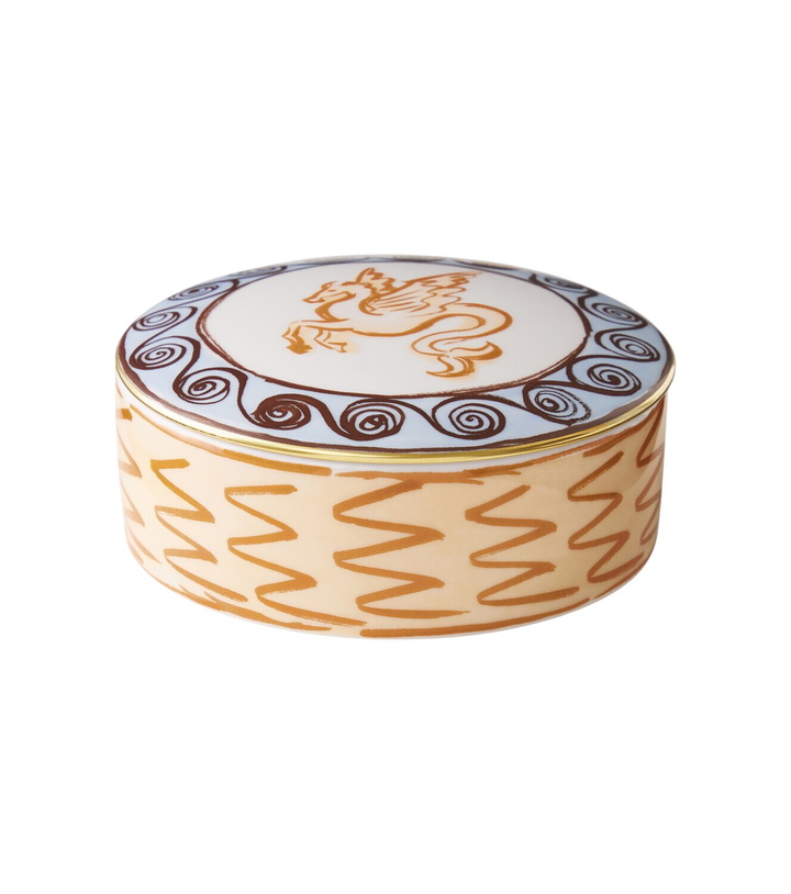 Photo: Ginori 1735 x Luke Edward Hall Il Viaggio di Nettuno porcelain trinket box