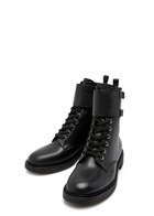Gianvito Rossi Ripley Leather Ankle Boots Black