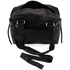 Rick Owens Black Leather Trolley Bag