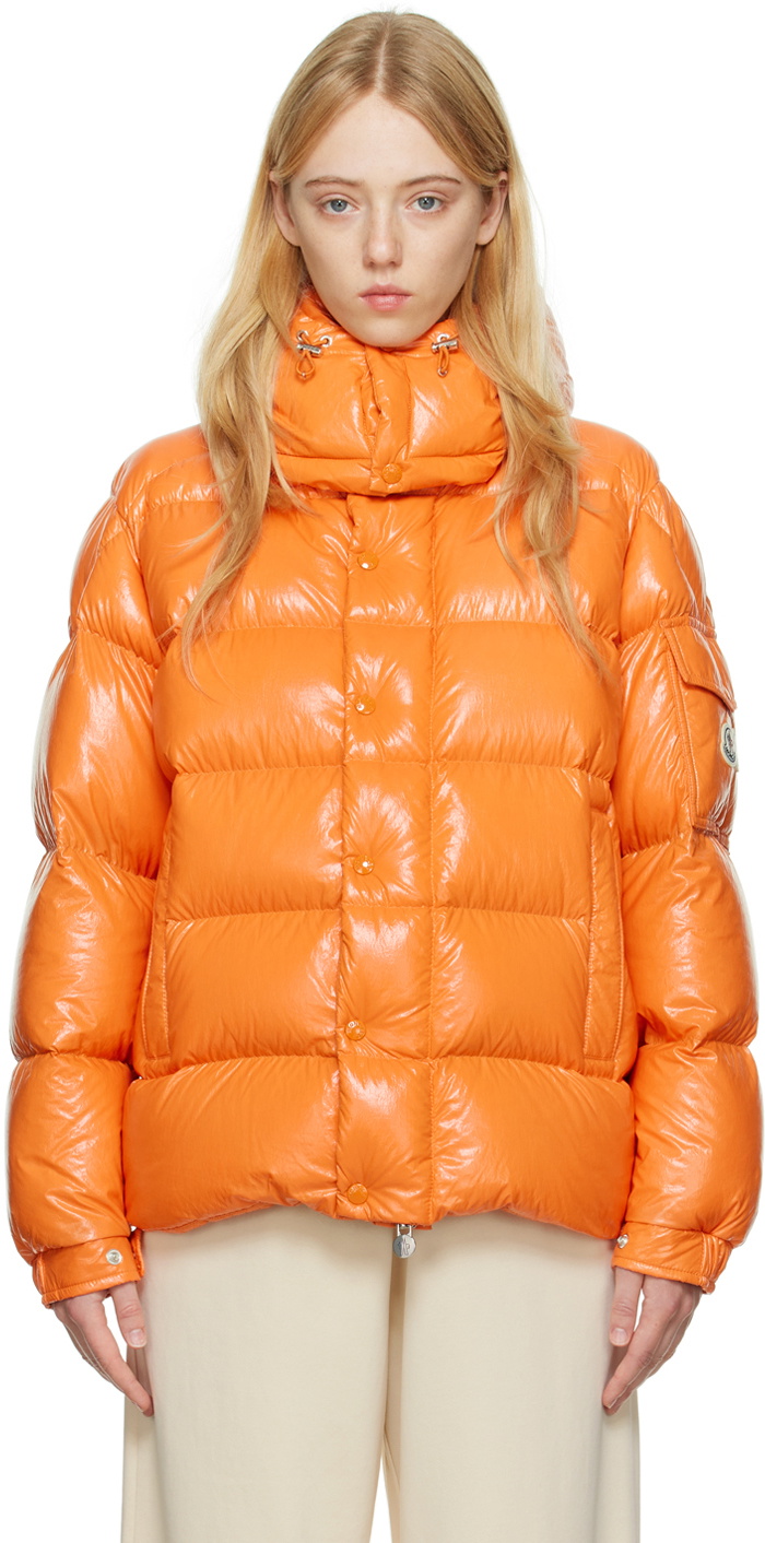 Moncler Orange Moncler Maya 70 Down Jacket