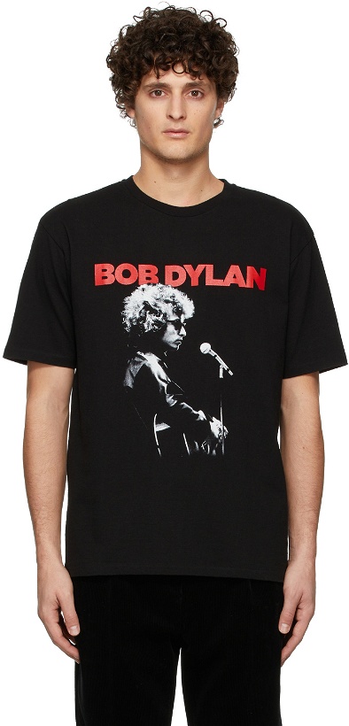 Photo: WACKO MARIA Black Bob Dylan 'Guilty Parties' T-Shirt