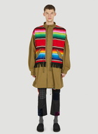 Serape Coat in Khaki