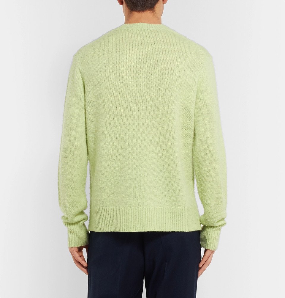 Acne Studios - Peele Bobbled Wool and Cashmere-Blend Sweater - Men - Green