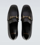 Saint Laurent - Solferino leather loafers