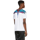 Marcelo Burlon County of Milan White and Multicolor Wings T-Shirt