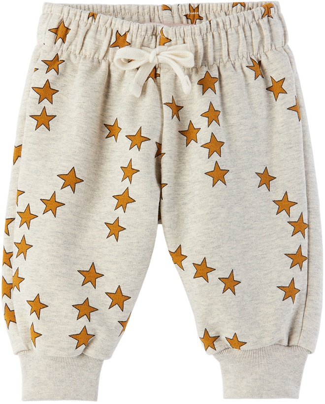 Photo: TINYCOTTONS Baby Gray Tiny Stars Sweatpants