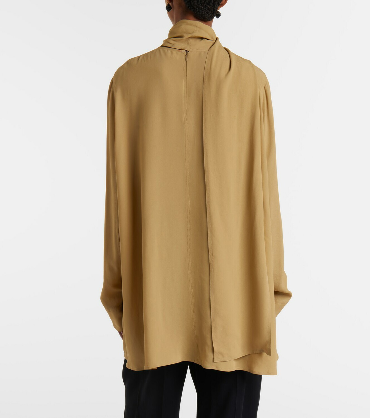 Toteme Scarf-detail blouse