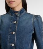 Alaïa Cropped denim jacket