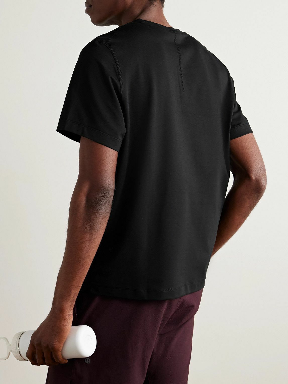 Lululemon - Stretch Recycled-Jersey T-Shirt - Black