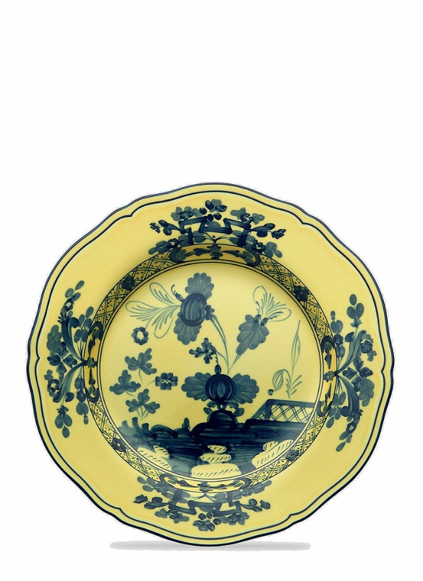 Photo: Oriente Italiano Charger Plate in Yellow