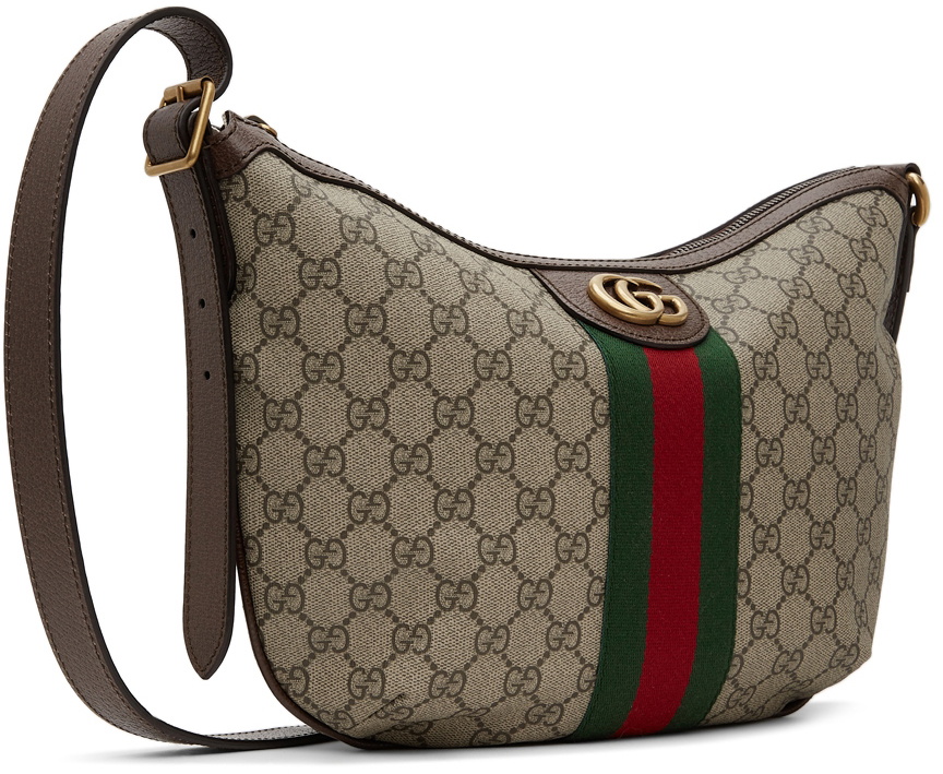 Gucci Ophidia GG Small Shoulder Bag Beige - Fablle