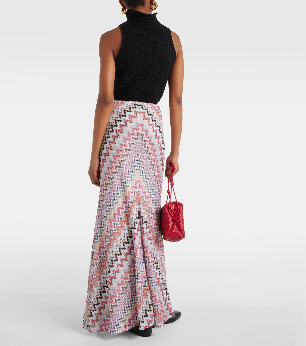 スカート Missoni Skirts Missoni Zig Zag lamé maxi skirt Missoni