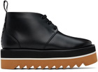 Stella McCartney Black Sneakelyse Platform Loafers