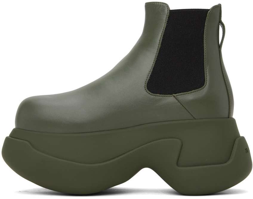 Marni Green Aras 23 Chelsea Boots