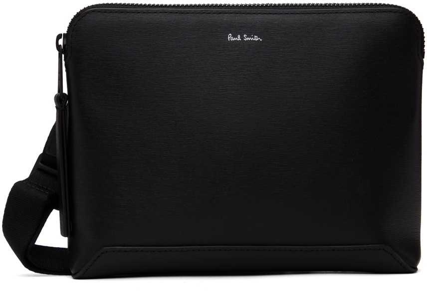 Paul Smith Black Embossed Musette Bag Paul Smith