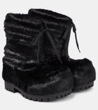 Balenciaga Alaska faux fur snow boots