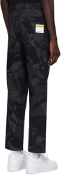 AAPE by A Bathing Ape Black & Gray Camouflage Trousers
