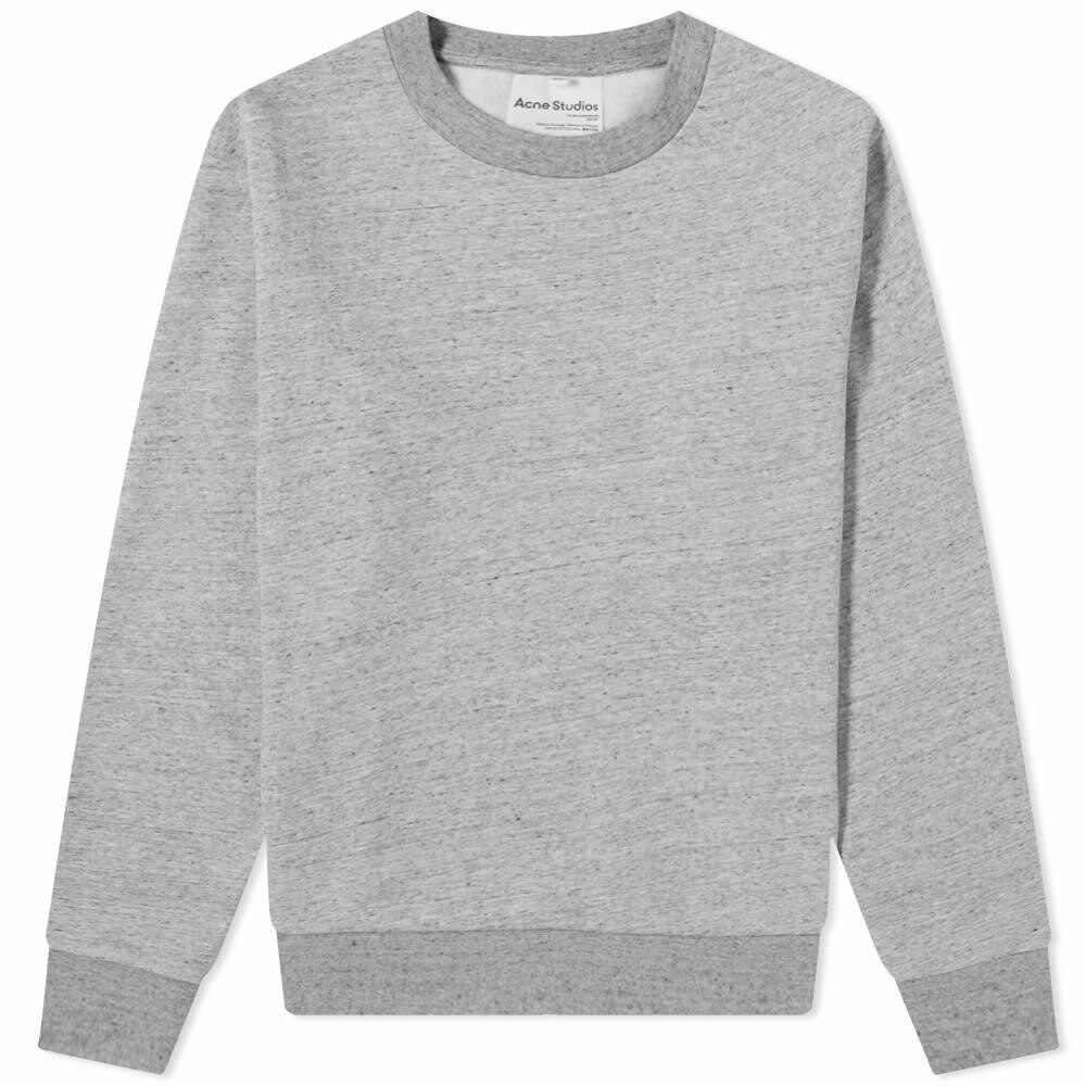 Acne Studios Men's Fate Pink Label Crew Sweat in Marble Grey