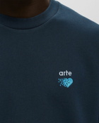 Arte Antwerp Cohen Pixel Heart Sweater Blue - Mens - Sweatshirts