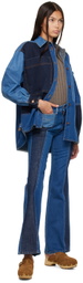 See by Chloé Blue High-Rise Straight Jeans