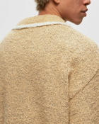 Patta Argyle Knitted Cardigan Brown - Mens - Zippers & Cardigans
