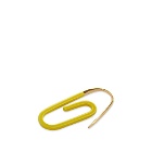 Hillier Bartley Women's Enamel Paperclip Earring in Gold/Yellow