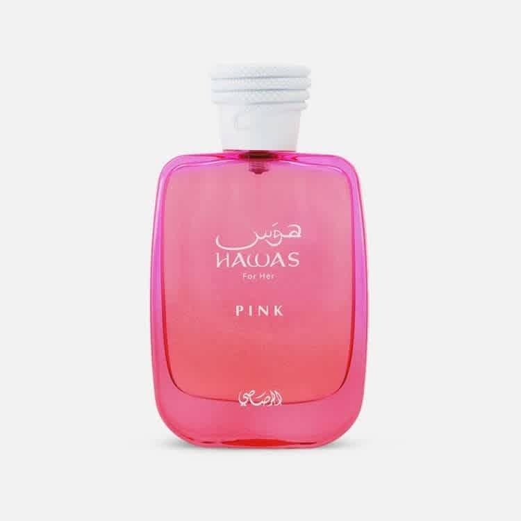Rasasi Ladies Hawas Pink EDP Spray 3.4 oz Fragrances 614514178072