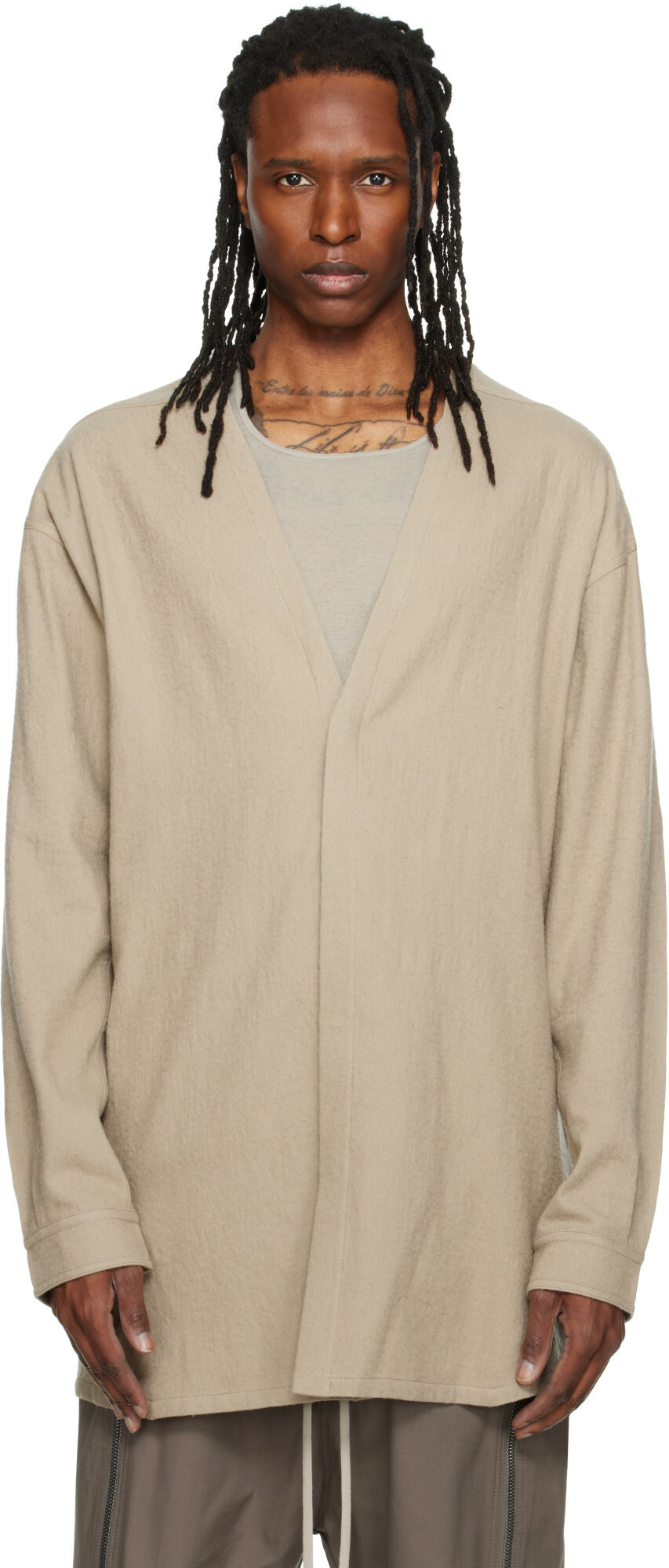Rick Owens Off-White Tower Concordian Shirt