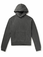 John Elliott - Folsom Distressed Cotton-Jersey Hoodie - Gray