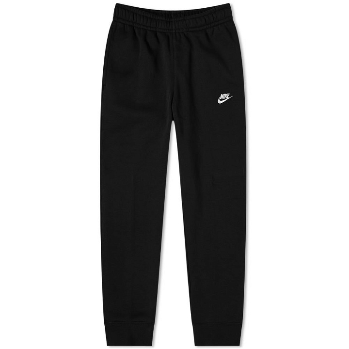 Photo: Nike Men's Club Sweat Pant in Black/White