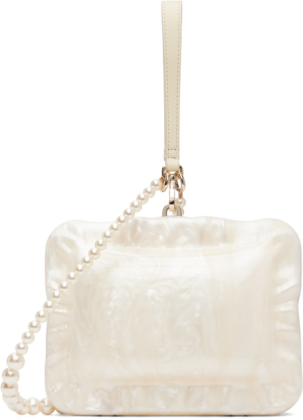 Photo: Simone Rocha White Pearl Crossbody Pillowcase Bag