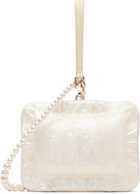 Simone Rocha White Pearl Crossbody Pillowcase Bag